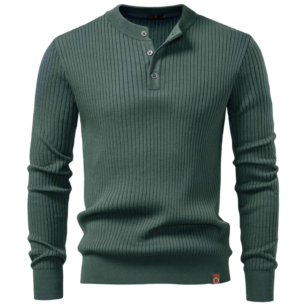 VALORIA | Men’s Ribbed Stripe Polo Shirt polo collar