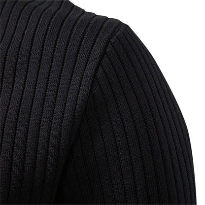 VALORIA | Men’s Ribbed Stripe Polo Shirt striped design