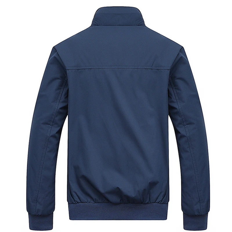 VALORIA | Men’s Slim Bomber Jacket front view