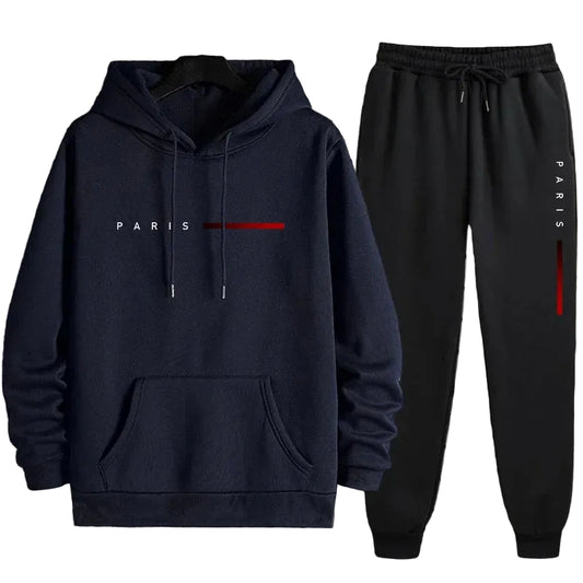 VALORIA | Men’s Soft Touch Hooded Tracksuit Set