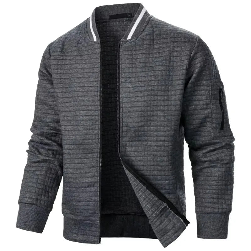 VALORIA | Men’s Stand Collar Zipper Jacket