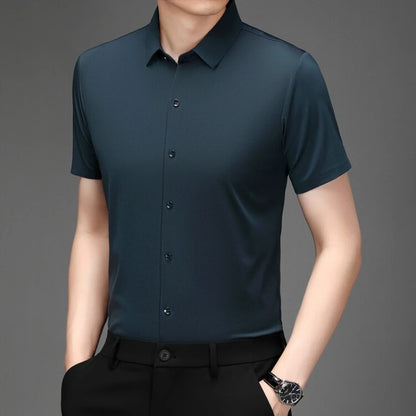 VALORIA | Men’s Ultra Stretch Business Shirt lightweight fabric for effortless movement