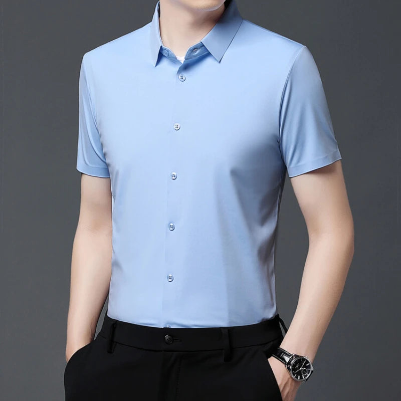 VALORIA | Men’s Ultra Stretch Business Shirt stylish business apparel with premium performance 