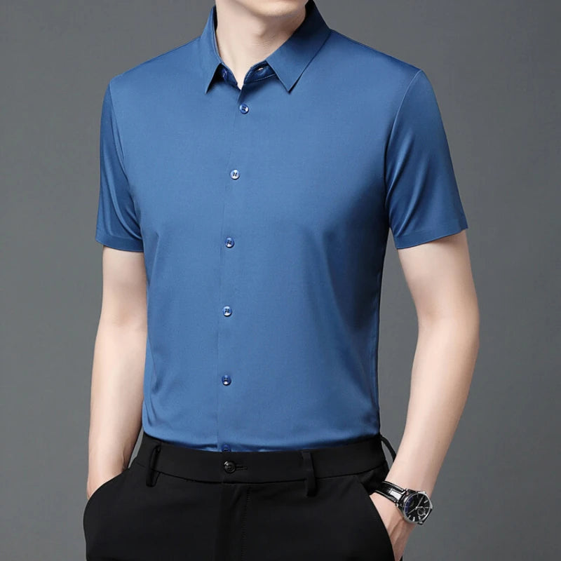 VALORIA | Men’s Ultra Stretch Business Shirt stylish business apparel with premium performance fabric