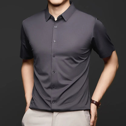 VALORIA | Men’s Ultra Stretch Business Shirt versatile men's shirt for work, meetings, and formal occasions