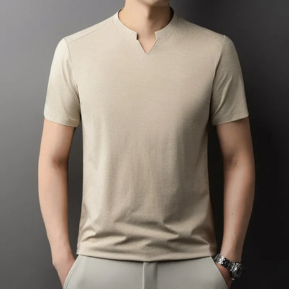 VALORIA | Men’s V-neck summer shirt breathable lightweight design