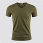 VALORIA | Men’s V-neck summer tee breathable lightweight design
