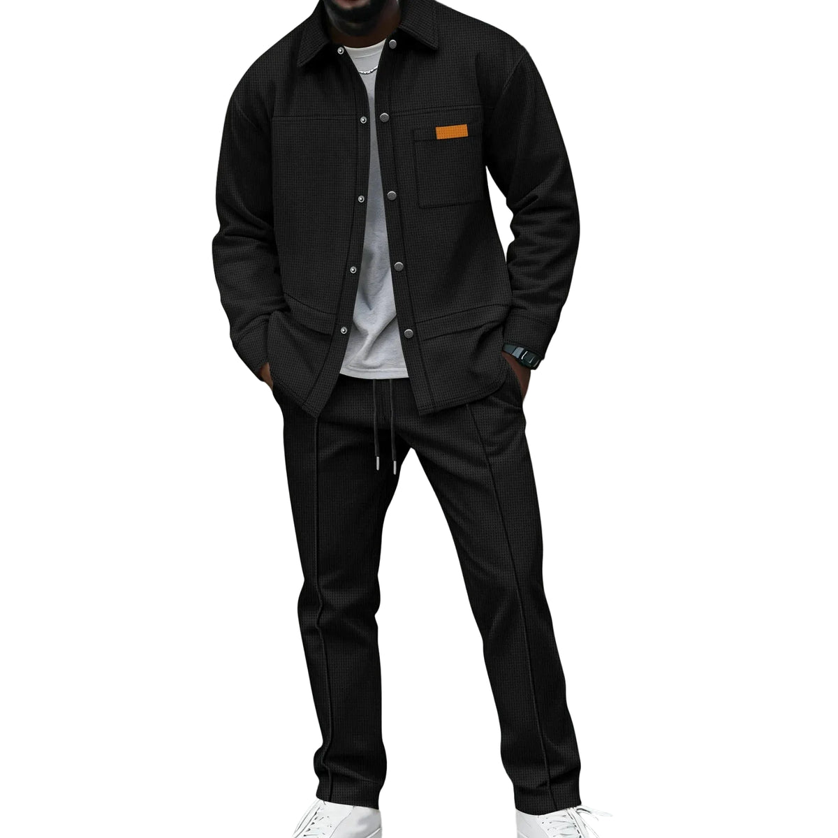 VALORIA | Men’s Waffle Jacket and Pants Set