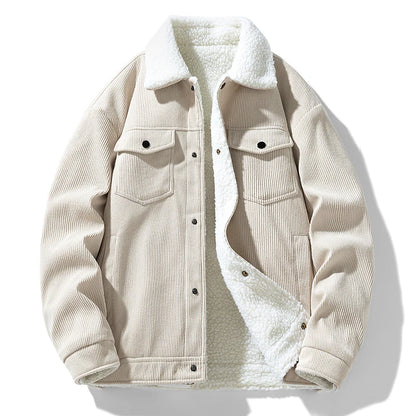 VALORIA | Men’s Warm Winter Cotton Jacket back view