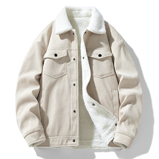 VALORIA | Men’s Warm Winter Cotton Jacket back view