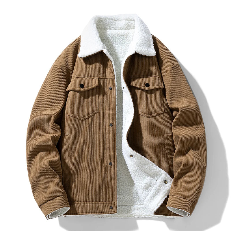 VALORIA | Men’s Warm Winter Cotton Jacket side view