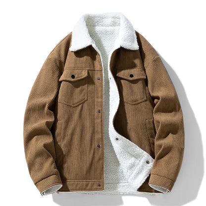 VALORIA | Men’s Warm Winter Cotton Jacket side view