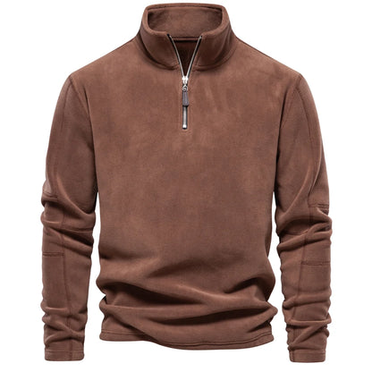 VALORIA | Men’s Warm Zipper Neck Pullover