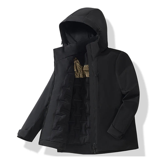 VALORIA | Men’s Waterproof Fleece Windbreaker Jacket for Outdoor Wear