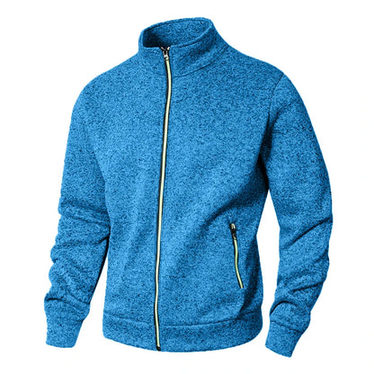 VALORIA | Men’s Zip Cardigan knit texture