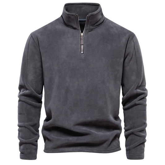 VALORIA | Men’s Zipper Collar Sweatshirt