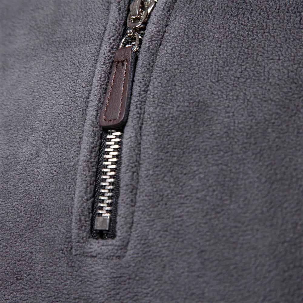 VALORIA | Men’s Zipper Neck Warm Sweatshirt
