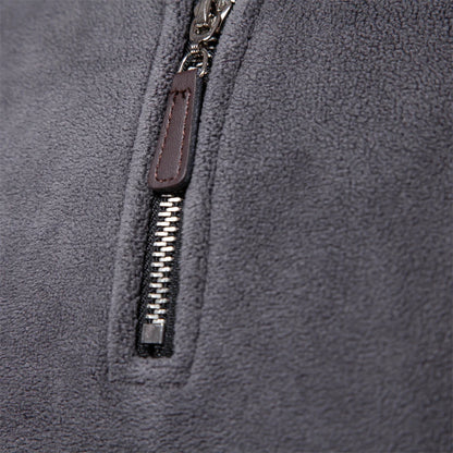 VALORIA | Men’s Zipper Neck Warm Sweatshirt