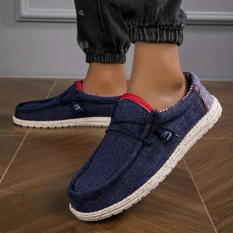 VALORIA | Men’s breathable canvas loafers
