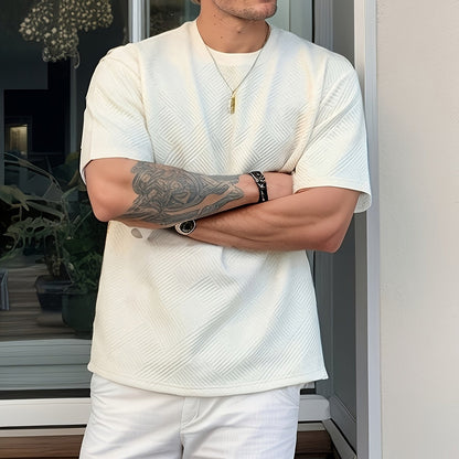 VALORIA | Men’s breathable crew neck t-shirt lightweight fabric