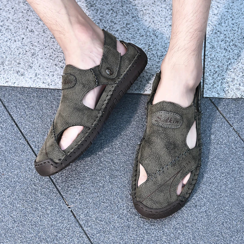 VALORIA | Men’s breathable leather sandals