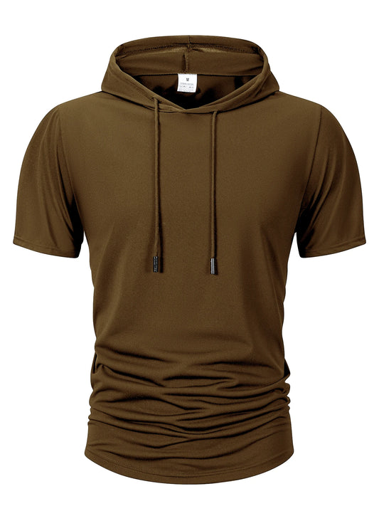 VALORIA | Men’s breathable lightweight hooded T-shirt for everyday comfort