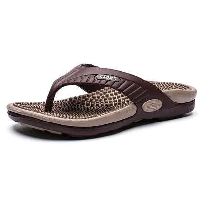 VALORIA | Men’s breathable massage flip flops sandals summer wear