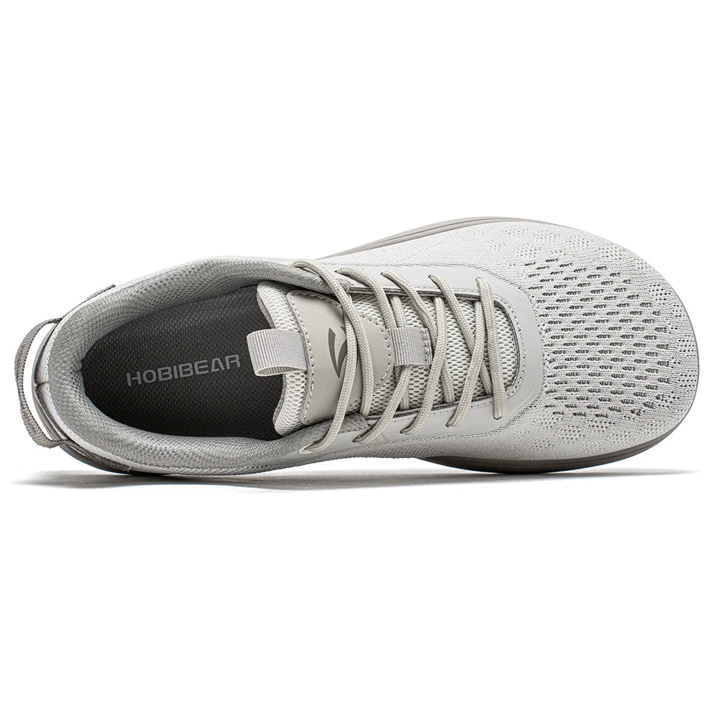 VALORIA | Men’s breathable minimalist knit barefoot sneakers soft knit upper
