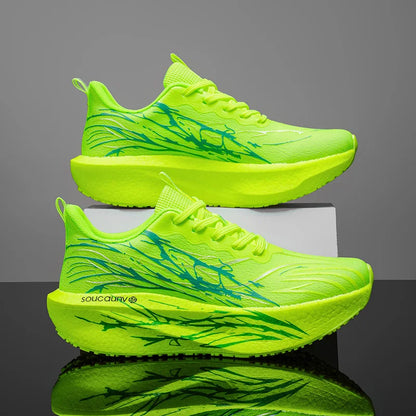 VALORIA | Men’s breathable running shoes featuring advanced carbon plate technology