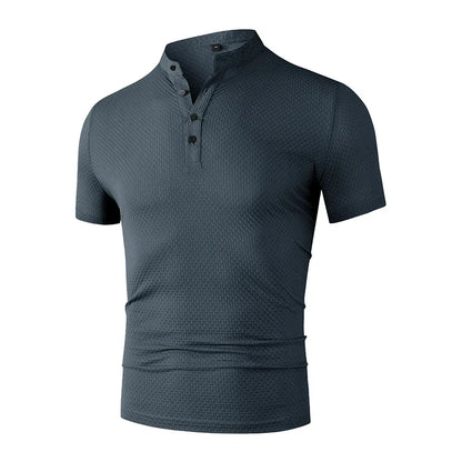 VALORIA | Men’s breathable short sleeve polo shirt for office and smart casual wear