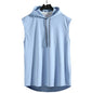 VALORIA | Men’s breathable sleeveless hooded tank top lightweight fabric