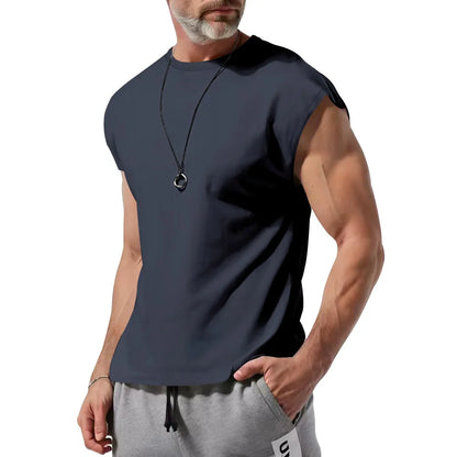 VALORIA | Men’s breathable sleeveless loose fit summer tank top 