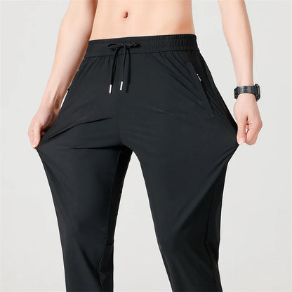 VALORIA | Men’s breathable stretch straight-leg trousers