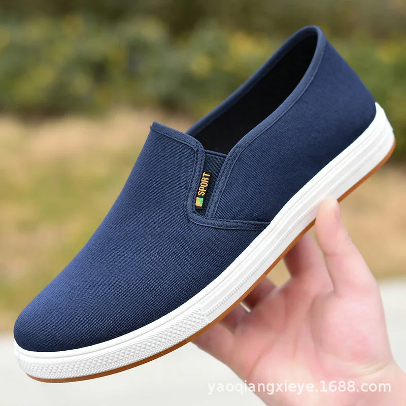 VALORIA | Men’s canvas slip-on sneakers lightweight casual design