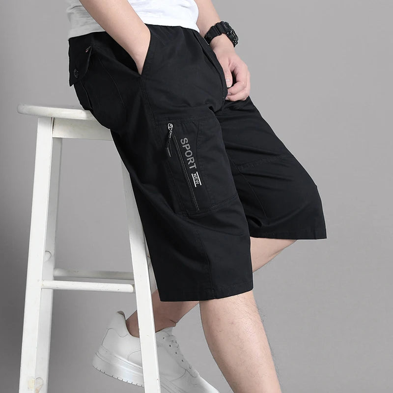 VALORIA | Men’s cargo summer shorts lightweight breathable design