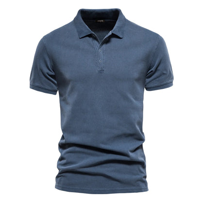 VALORIA | Men’s classic cotton polo shirt for business casual and everyday wear