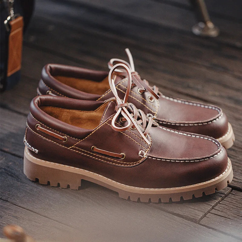 VALORIA | Men’s classic leather dress shoes with vintage-inspired styling