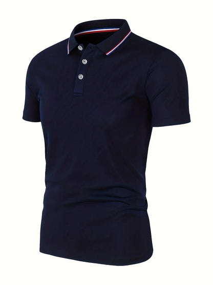 VALORIA | Men’s classic short sleeve polo shirt crafted for timeless style, premium comfort 