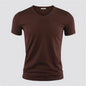 VALORIA | Men’s comfortable V-neck summer tee soft fabric fit