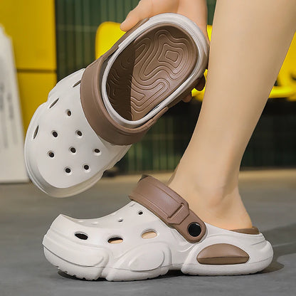 VALORIA | Men’s comfortable buckle summer slippers casual wear