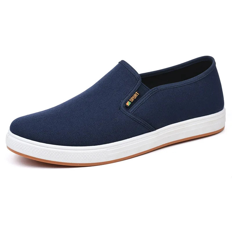VALORIA | Men’s comfortable canvas slip-on sneakers soft fabric upper