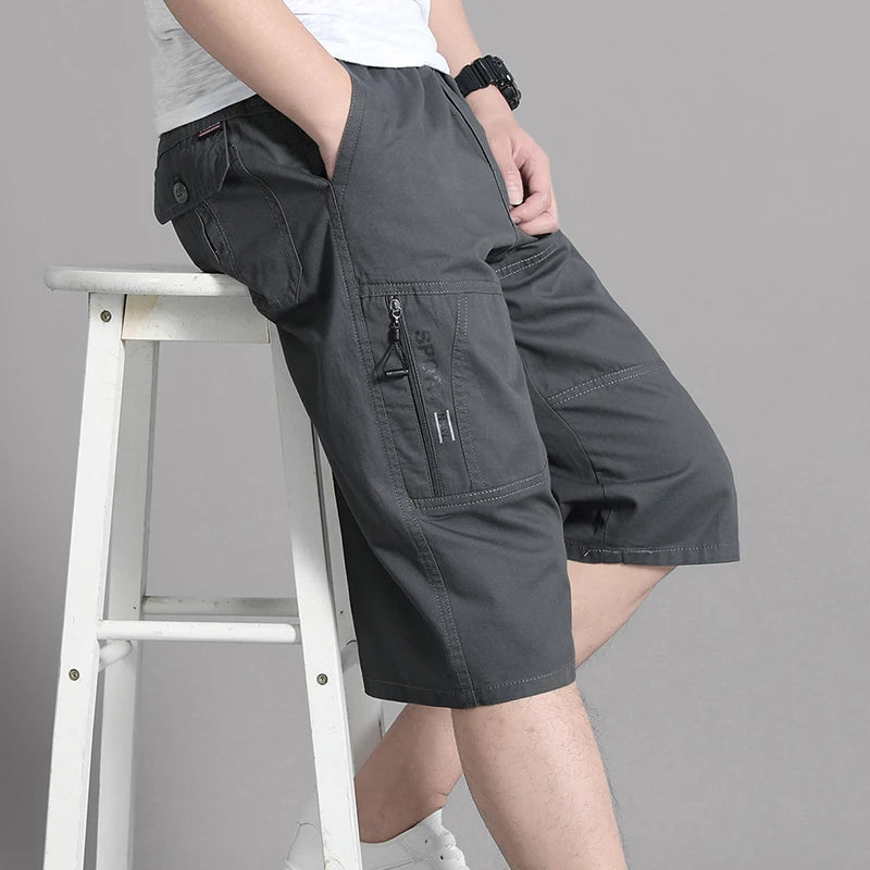 VALORIA | Men’s comfortable cargo summer shorts multi-pocket utility style