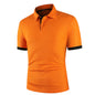VALORIA | Men’s comfortable contrast polo shirt everyday wear