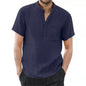 VALORIA | Men’s comfortable cotton linen shirt soft natural fabric