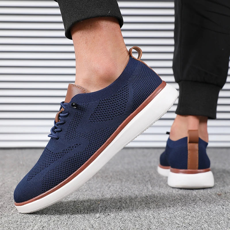 VALORIA | Men’s comfortable knitted walking shoes soft knit upper material