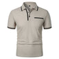 VALORIA | Men’s comfortable lapel pocket t-shirt everyday wear