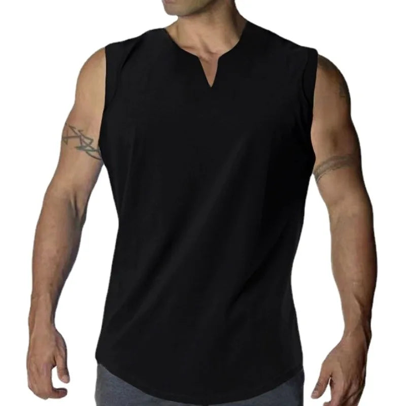 VALORIA | Men’s comfortable oversized gym sleeveless tank top lightweight fabric
