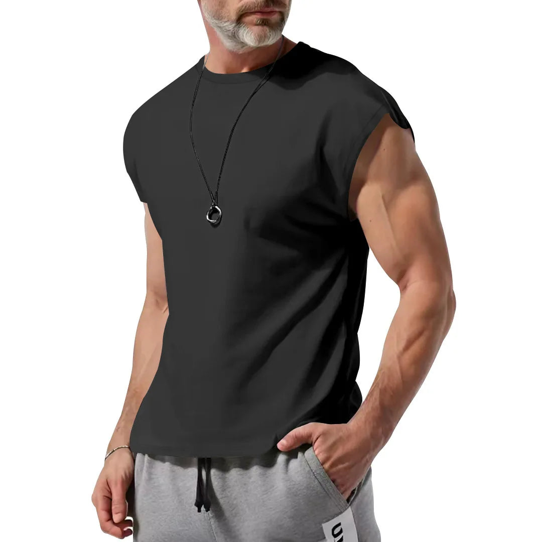 VALORIA | Men’s comfortable sleeveless loose fit summer tank top lightweight fabric