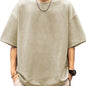 VALORIA | Men’s comfortable suedette velvet t-shirt casual wear
