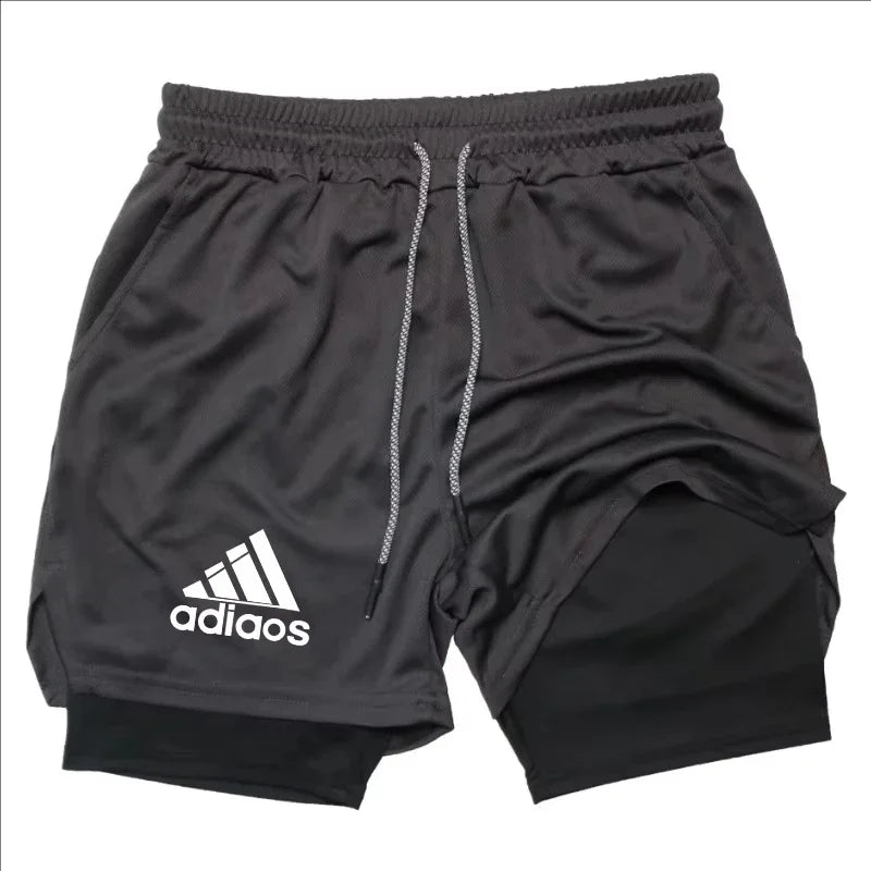VALORIA | Men’s comfortable two-layer quick-dry shorts built-in liner support
